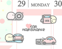 Car Maintenance Planner Sticker/ Car Wash Planner Sticker
