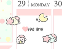 Bed Time Planner Sticker/ Sleeping Planner Sticker