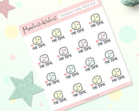 Me Time Planner Sticker/ Relax Time Planner Sticker