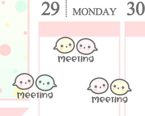 Meeting Planner Sticker/ Group Meeting Planner Sticker