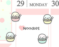 Noodles Planner Sticker/ Ramen Planner Sticker