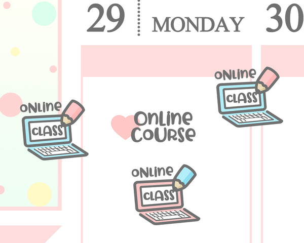 Online Class Planner Sticker/ Online Lesson Planner Sticker