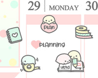 Planner Girl Planner Sticker/ Planning Time Planner Sticker