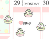 Green Salad Planner Sticker/ Healthy Diet Planner Sticker