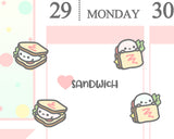 Sandwich Planner Sticker/ School Lunch Planner Sticker