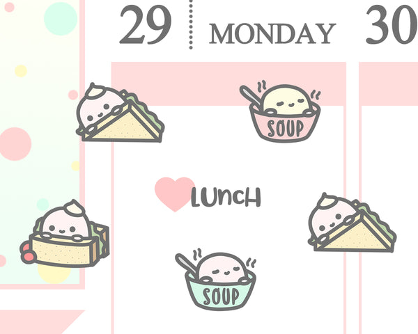 Sandwich and Soup Planner Sticker/ Lunch Planner Sticker