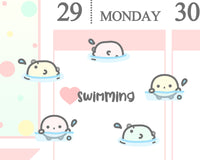 Swimming Planner Sticker/ Sports Planner Sticker
