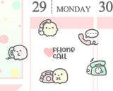 Phone Call Planner Sticker/ Calling Planner Sticker