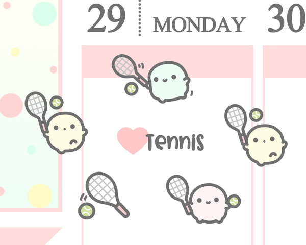 Tennis Planner Sticker/ Sports Planner Sticker